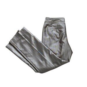 EUC Silver herringbone professional slacks, trousers, pants Size 38
